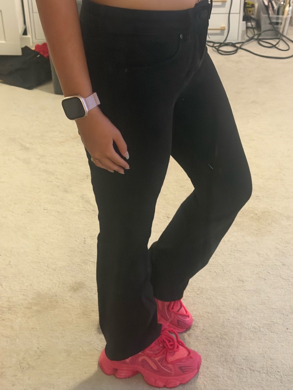 White House Black Market Black Boot-Cut Pants for Women